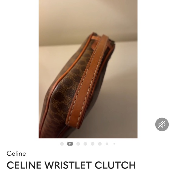 CELINE Brown Leather bag - Picture 4 of 16
